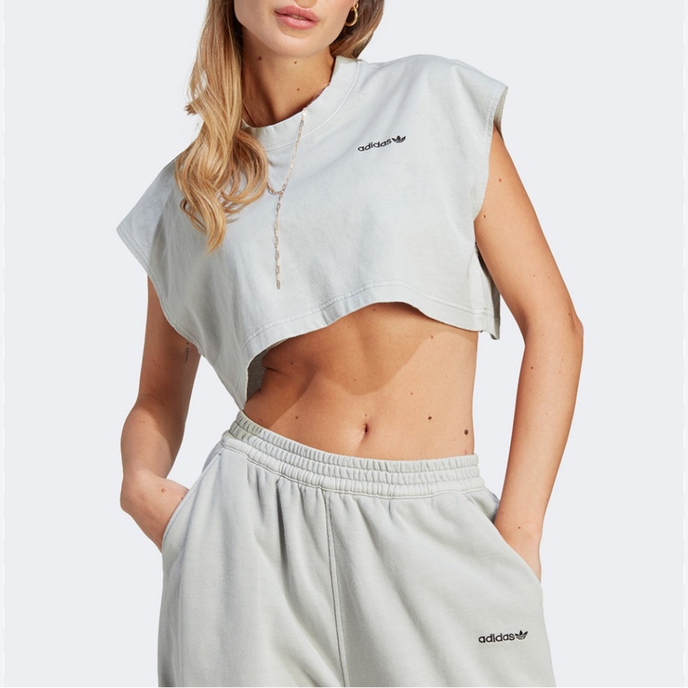NWT Adidas crop tee
